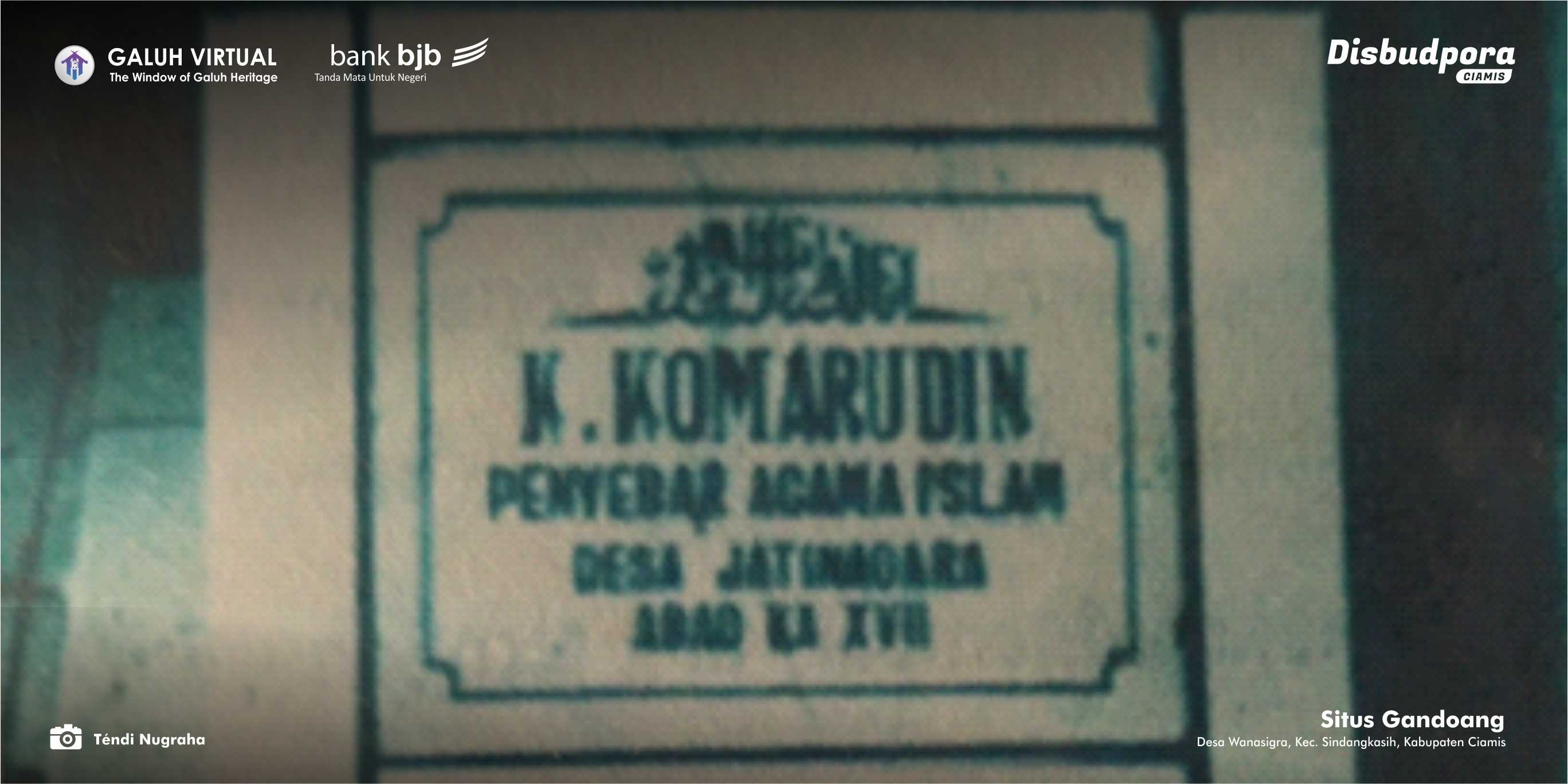 Situs Budaya Astana Kaler (Buyut Komarudin)